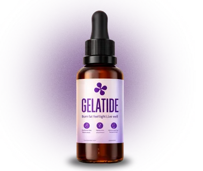 Gelatide™ Drops single bottle — 30-day supply amber dropper